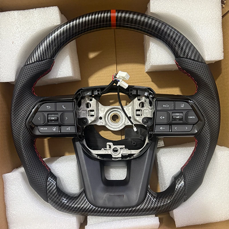 High-quality Piano Black Car Steering Wheel for   Land  Car Accessories Steering Wheel