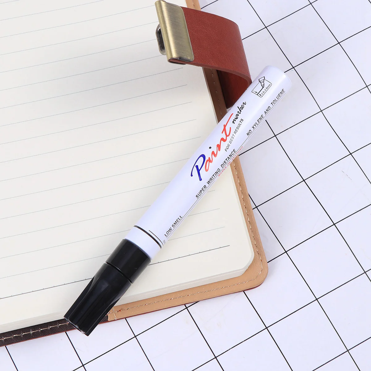 

Car Touch Up Paint Pen Black Concealer for Scratches Prevents Rust on Multiple Surfaces Including Metal Glass Wood