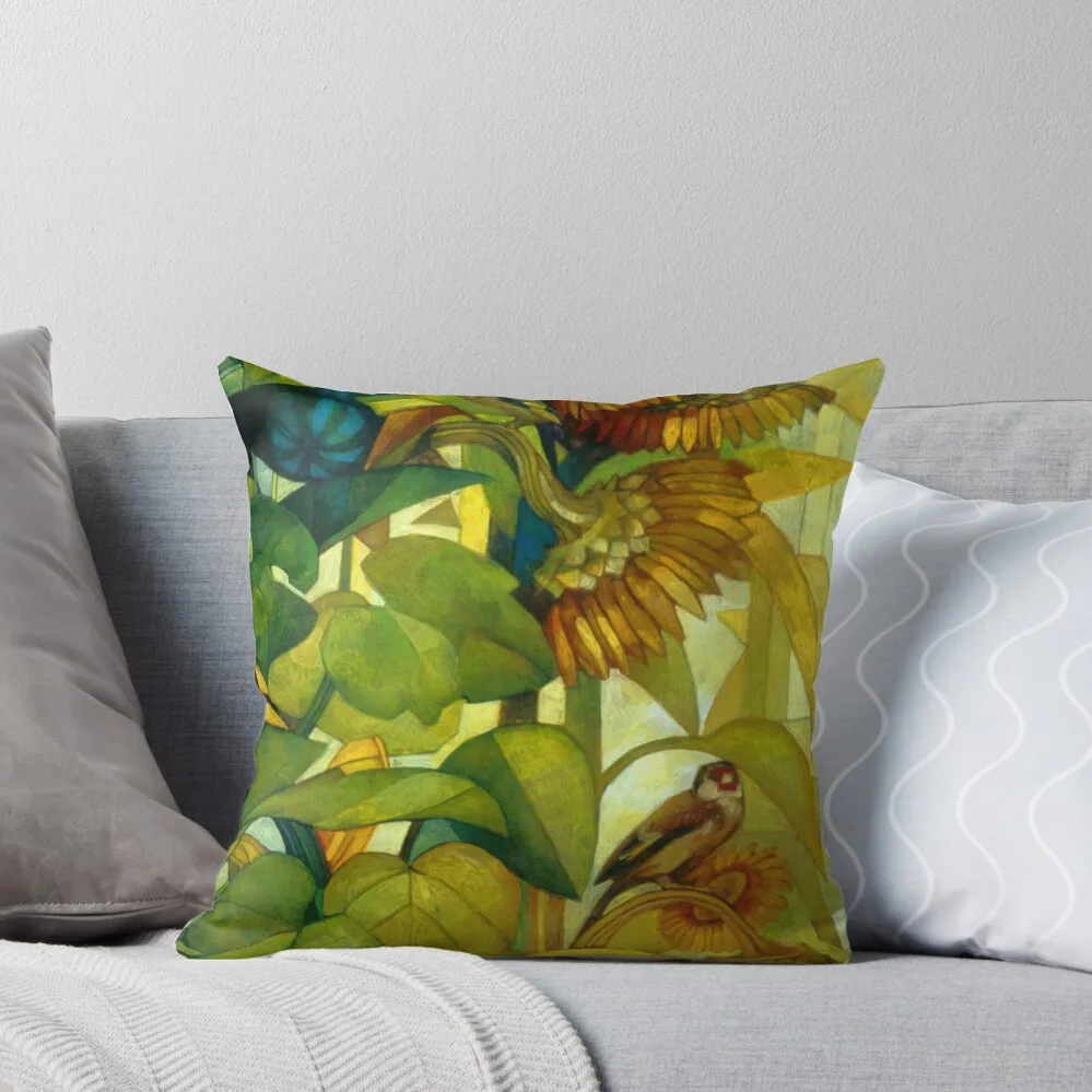 

goldfinches Throw Pillow luxury sofa pillows christmas cushions covers Luxury Pillow Case pillow