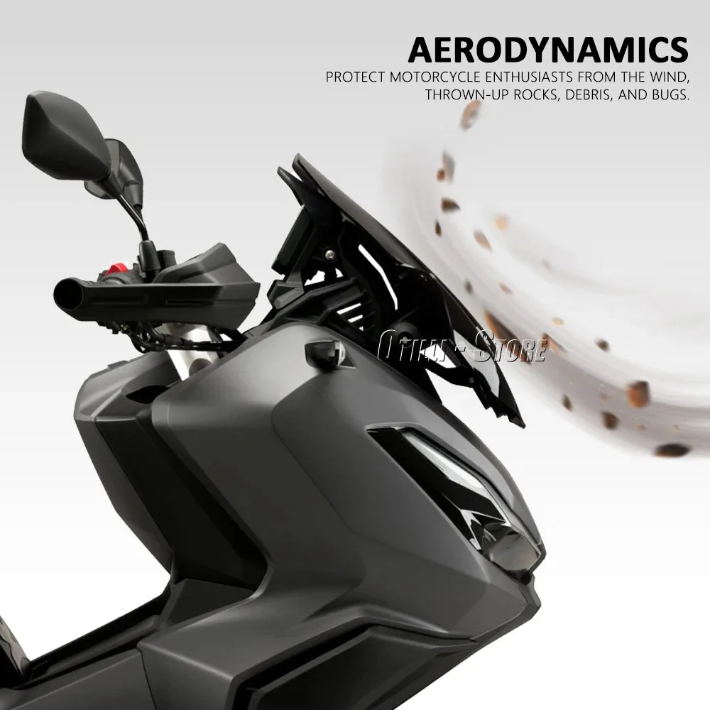 جديد 3 ألوان ملحقات الدراجات النارية الزجاج الأمامي منحرف الرياح لهوندا ADV350 ADV 350 Adv350 2022 2023 2024 2025