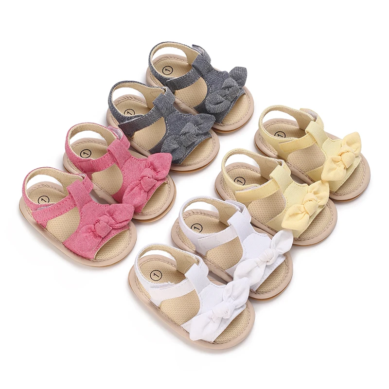 New 0-18 Months Baby Girls Ventilate Non Slip Rubbe Sandals, Lightweight Non-Slip Comfy Walking Shoes For Newborn Infant, Summer