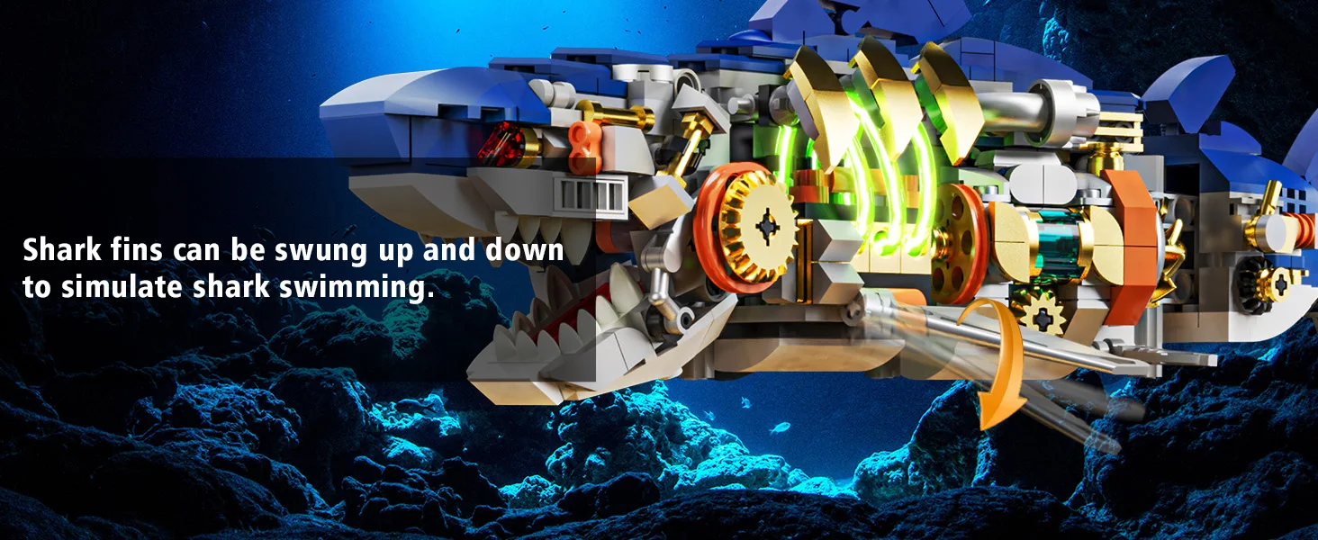 sea animal building block