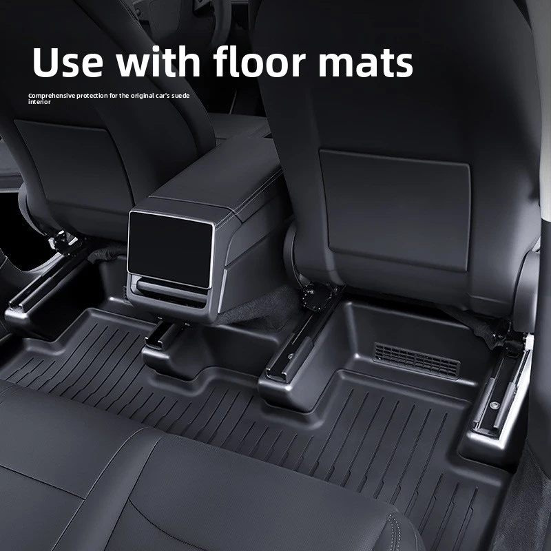 For Refreshed 2025 2026 Tesla Model Y/YL Seat Under Protective Corner Guard All-inclusive Anti-kick Pad Interior Accessories