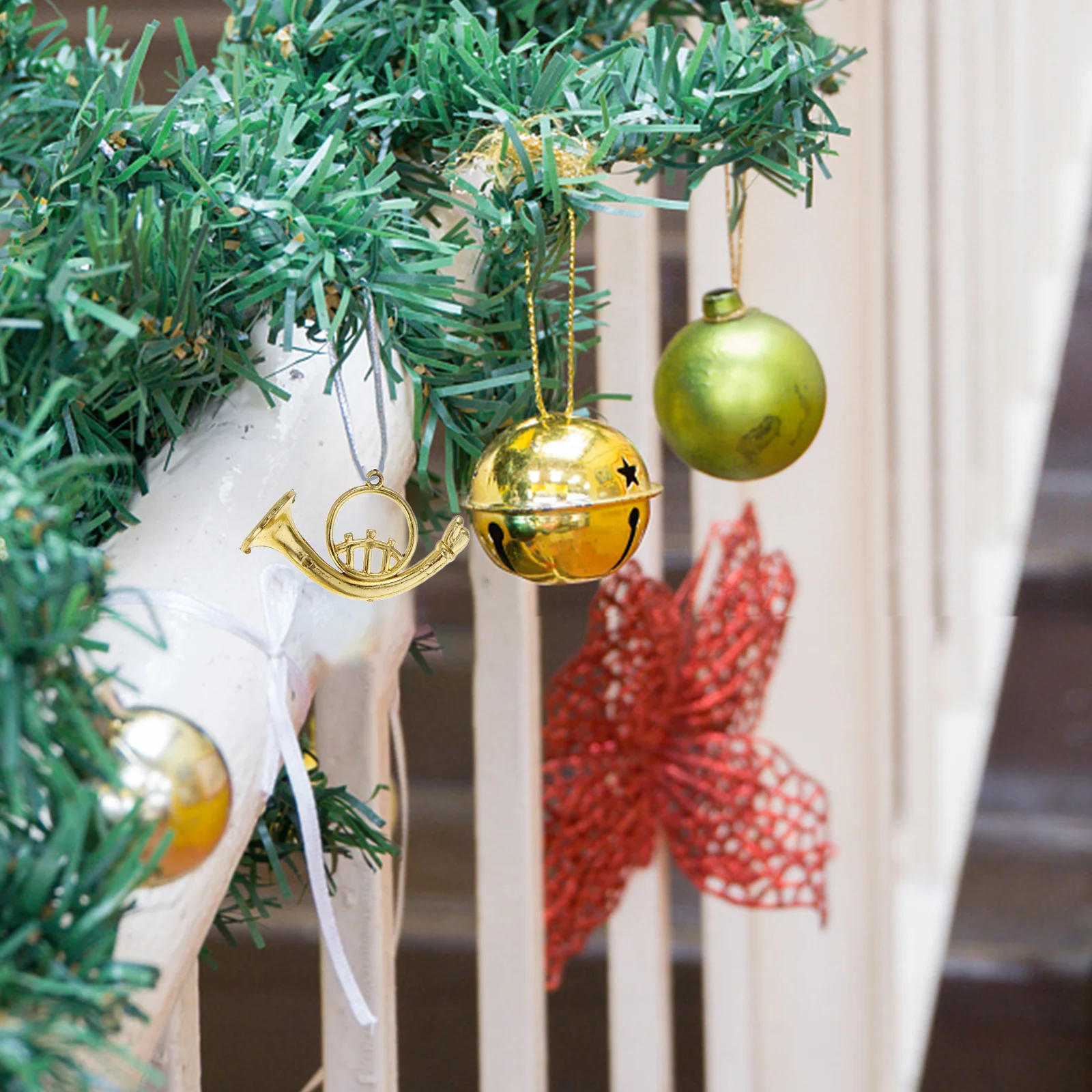 

13Pcs Mini Plastic Musical Instrument Ornaments Exquisite Craftsmanship Easy Install Decorative Pendant for Performances Home