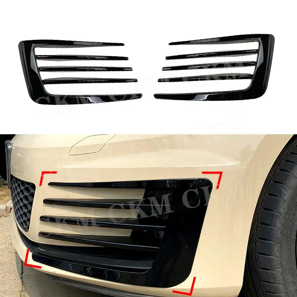 

CKMUUER Front Bumper Air Intake Frame Grille Splitters Spoiler Canard Lip for Volkswagen VW Golf 7 MK7 GTI 2013 2014 2015 2016