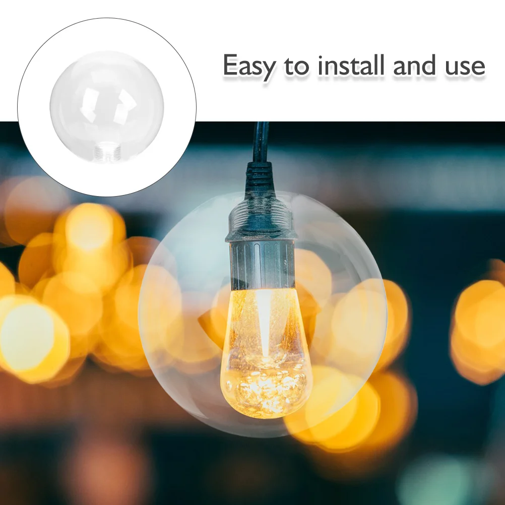 شكل السقف البوهيمي الشفاف جولة صغيرة غلوب غطاء مصباح المجال ضوء الزجاج الشفاف