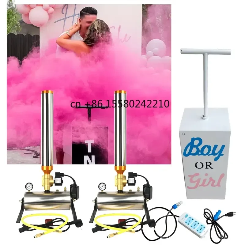 2026 hot for Wedding Graduation Party Remote Control Electric Baby Shower Holi Streamer Spray Confetti TNT Gender Reveal