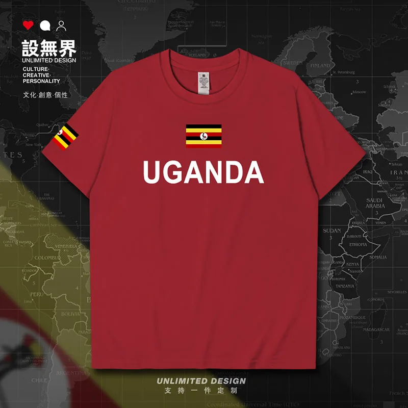 Uganda Ugandan UGA mens t shirt meeting gyms Short Sleeve sports brands new tracksuit fashion men's printed summer clothes