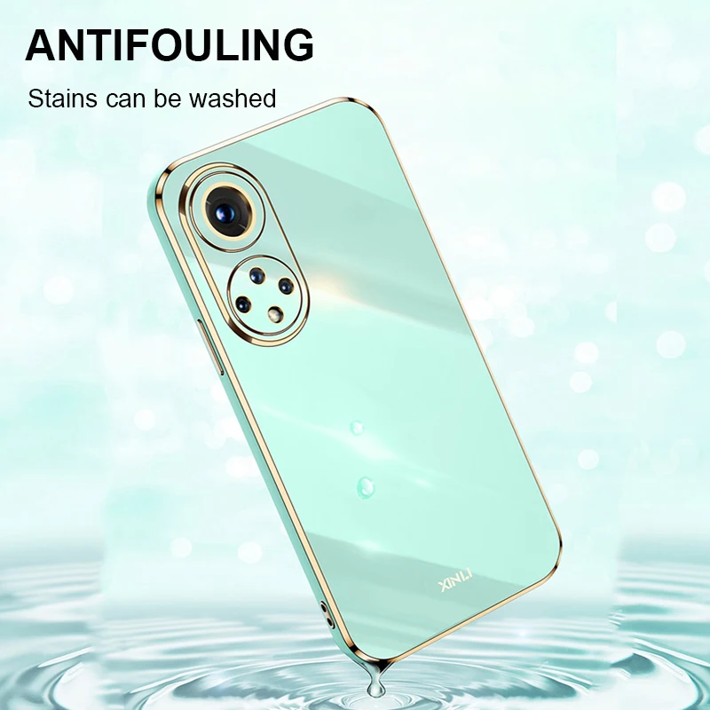 Luxury Plating Soft Silicone Case For Honor 50 70 Nova 9 Soft Tpu Shockproof Cover For Huawei Honor 50 70 Nova 9 Case Coque