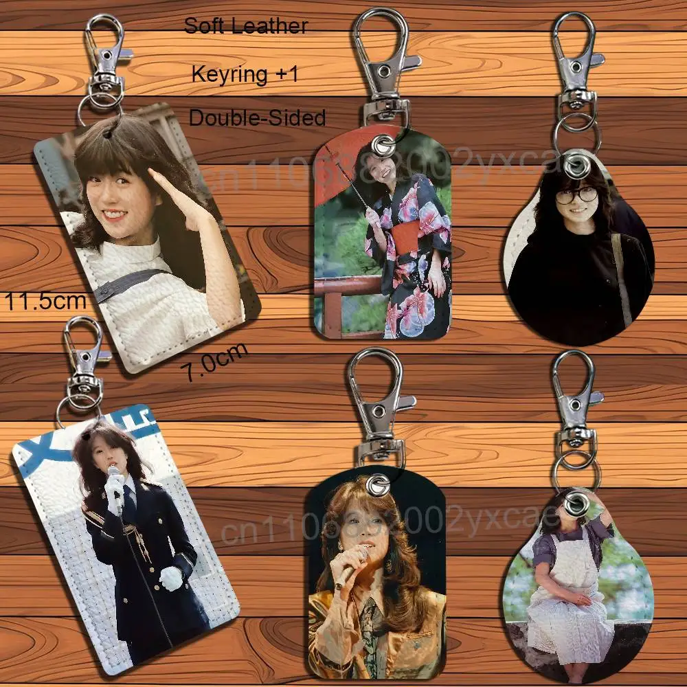 

DESIRE Akina Nakamori NOTE Cartoon Singer Anime Card Keychain Fashion Pendant Bag ID Door Card Case Bus Card Cute Adult