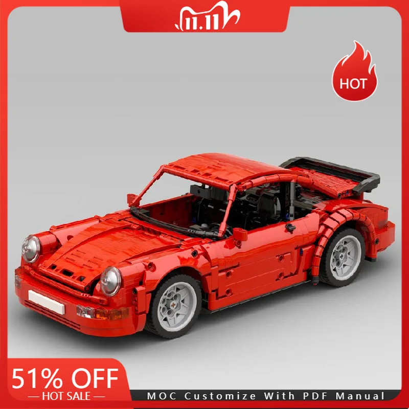 

1438 PCS MOC Cool Technology Racing Supercar Model Building Block Speed Vehicle Brick Toys Adult Children Birthday Display Gifts