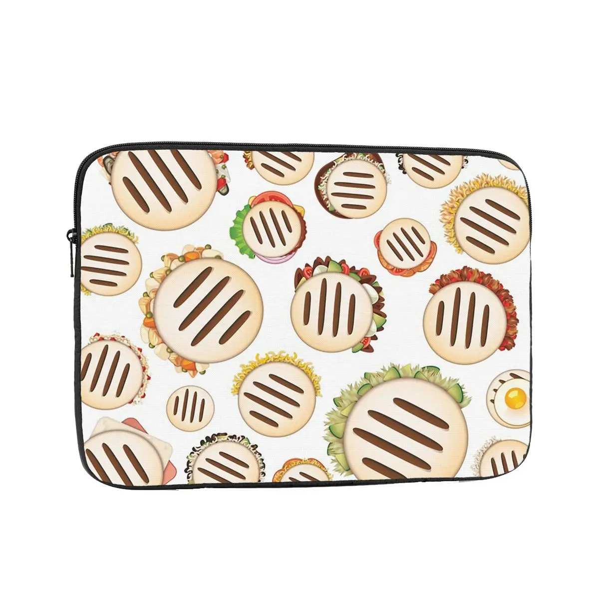 Arepas Pattern Venezuela Notebook Laptop Bag Case Pouch 10 12 13 15 17 Inch Notebook Sleeve Cover Bag Tablet Shockproof Case Bag