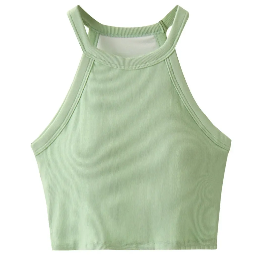 

Женский летний сексуальный ультра короткий жилет с индивидуальным воротником для пупка, интернет-знаменитости, модальный топ без рукавов, маленький слинг