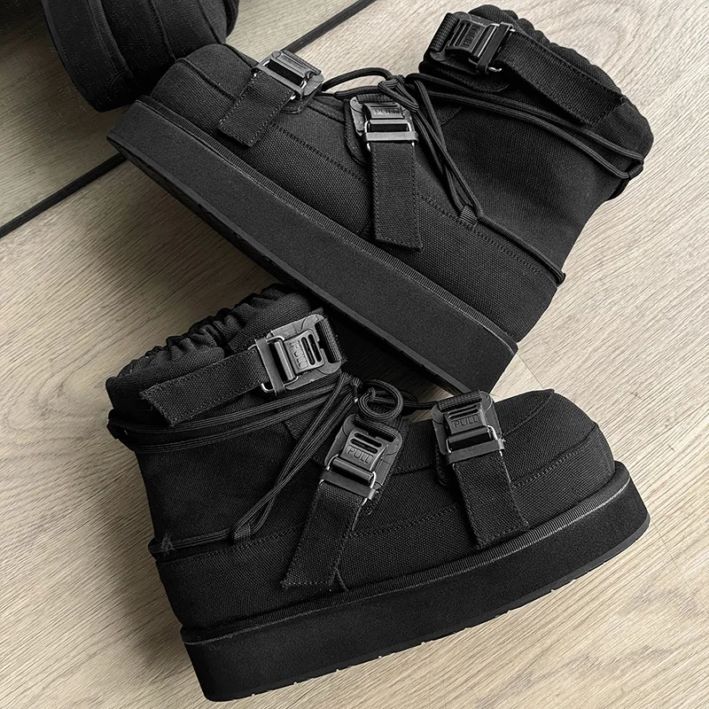 2026 Men's Spring and Autumn Big Head Bread High Top Canvas Shoes Women's Boots