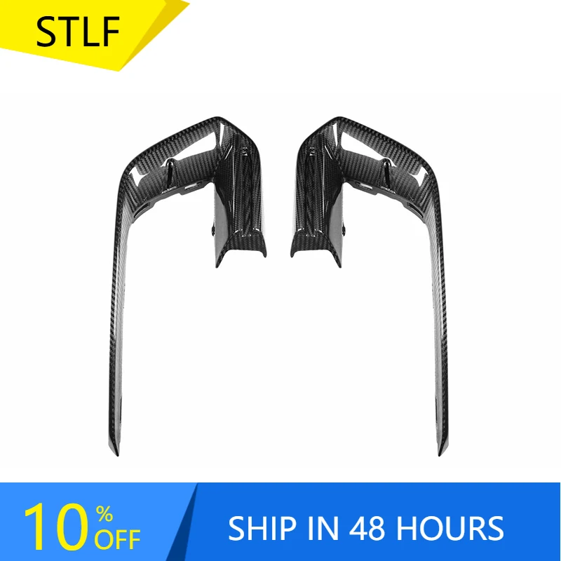 

Deren High Quality2PCS Carbon Fiber SD Style FrontBumper Fins OnlyFor Porsches Panamera 971 SD Style BodyKit FrontBumper Canards