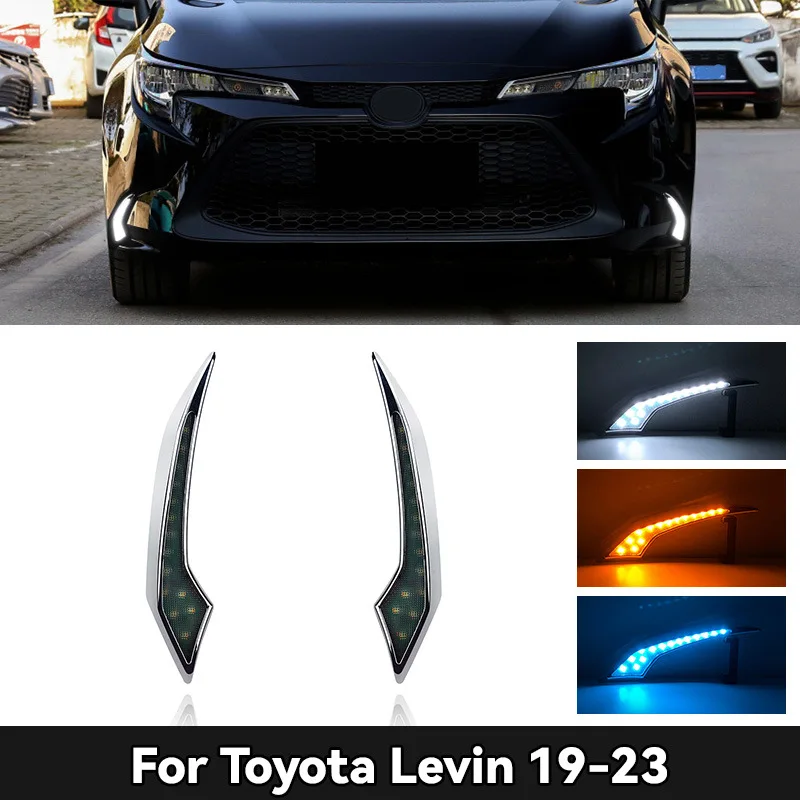 

For 2019-2023 Toyota Corolla (US Version) LED Daytime Running Lights DRL Body Kit Accessories
