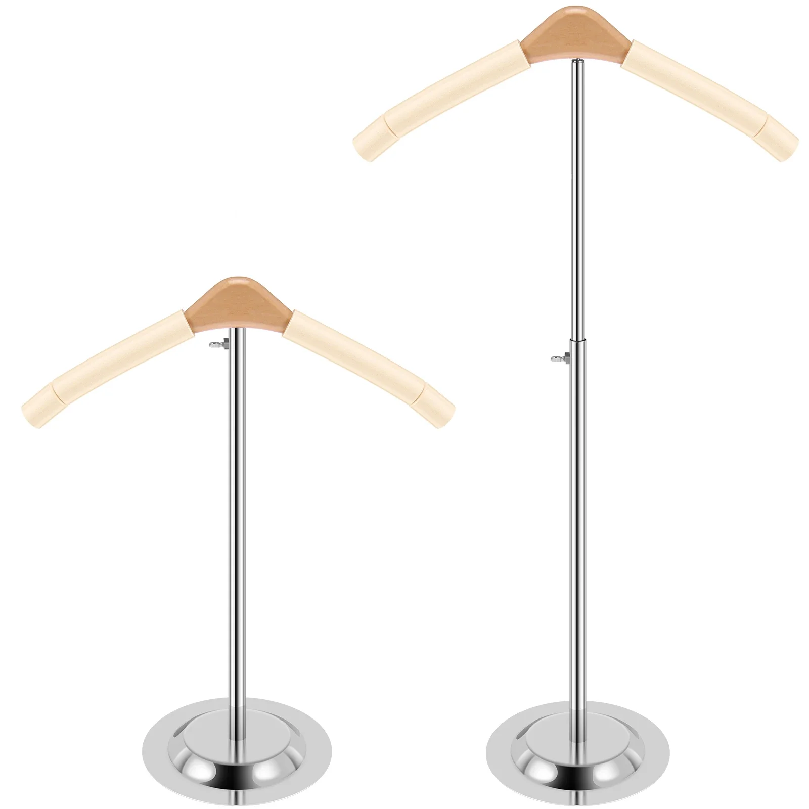 

T Shirt Display Stand 40-70cm Height Adjustable Shoulder Stand Shirt Rack Flexible Garment Coat Holder Clothing Display Rack