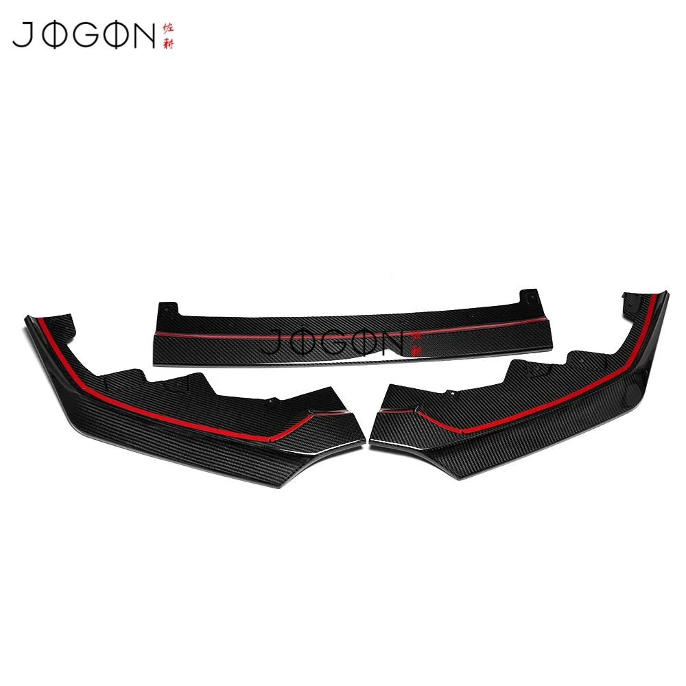 Für Toyota GR Yaris 2025 2026 3-teiliger Echtcarbon-Frontspoiler Karosserie-Kit Schutzabdeckung Zierleisten Zubehör – Detail 10