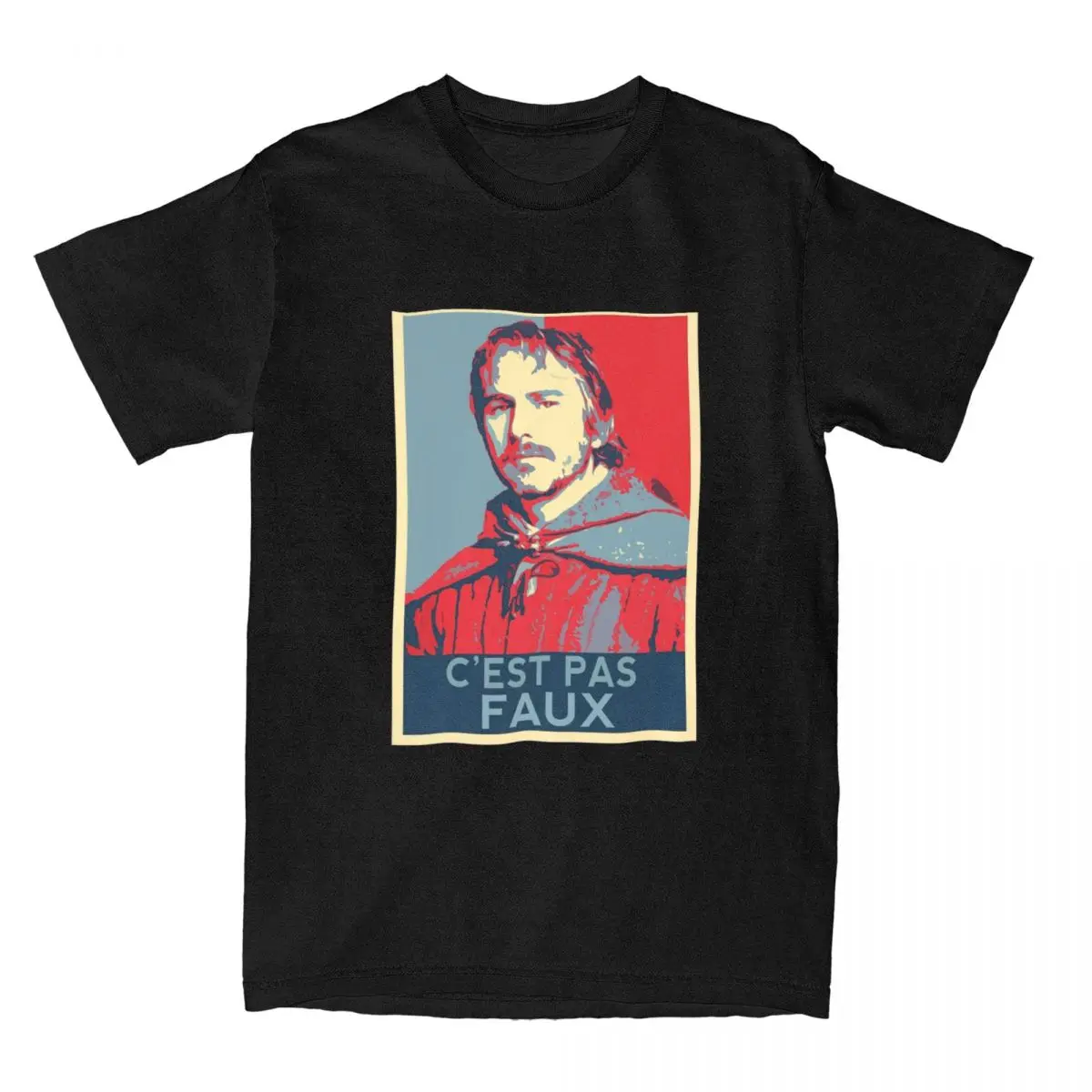 Men Kaamelott Perceval Hope Style C'est Pas Faux T Shirts 100% Cotton Clothes Short Sleeve Round Neck Tees Plus Size T-Shirt