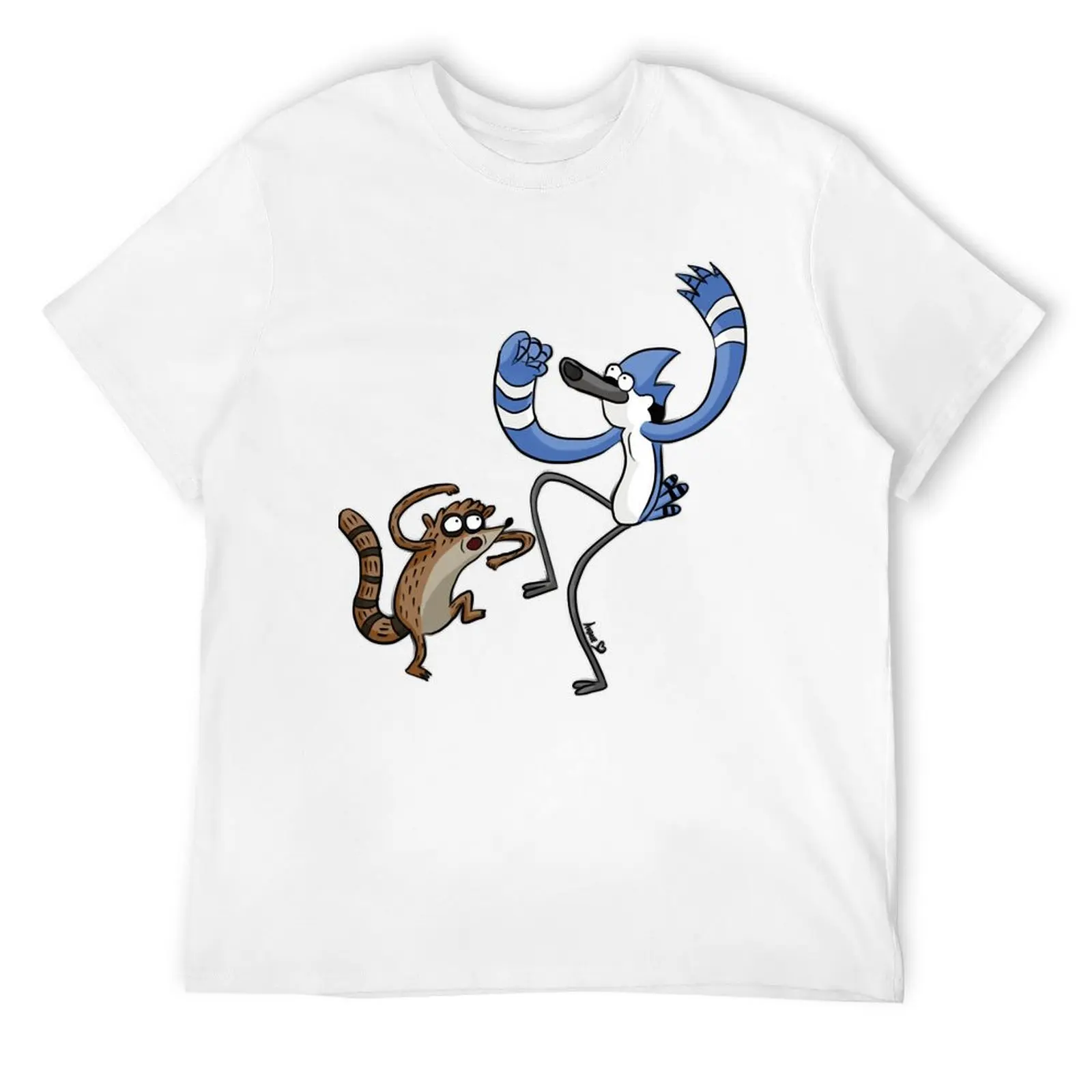 Rigby And Mordecai T-Shirt graphic t shirts vintage clothes oversized graphic tee shirts men