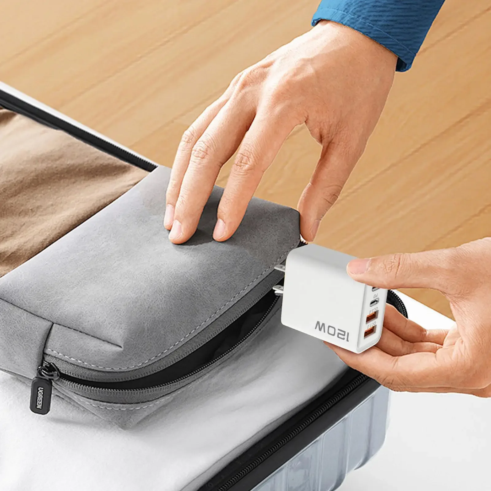 Xiaomi 120 W PD 4 Ports USB C Ladegerät Schnellladung Typ C USB Handy Ladegerät Schnellladeadapter für Samsung iPhone Huawei – Detail 4