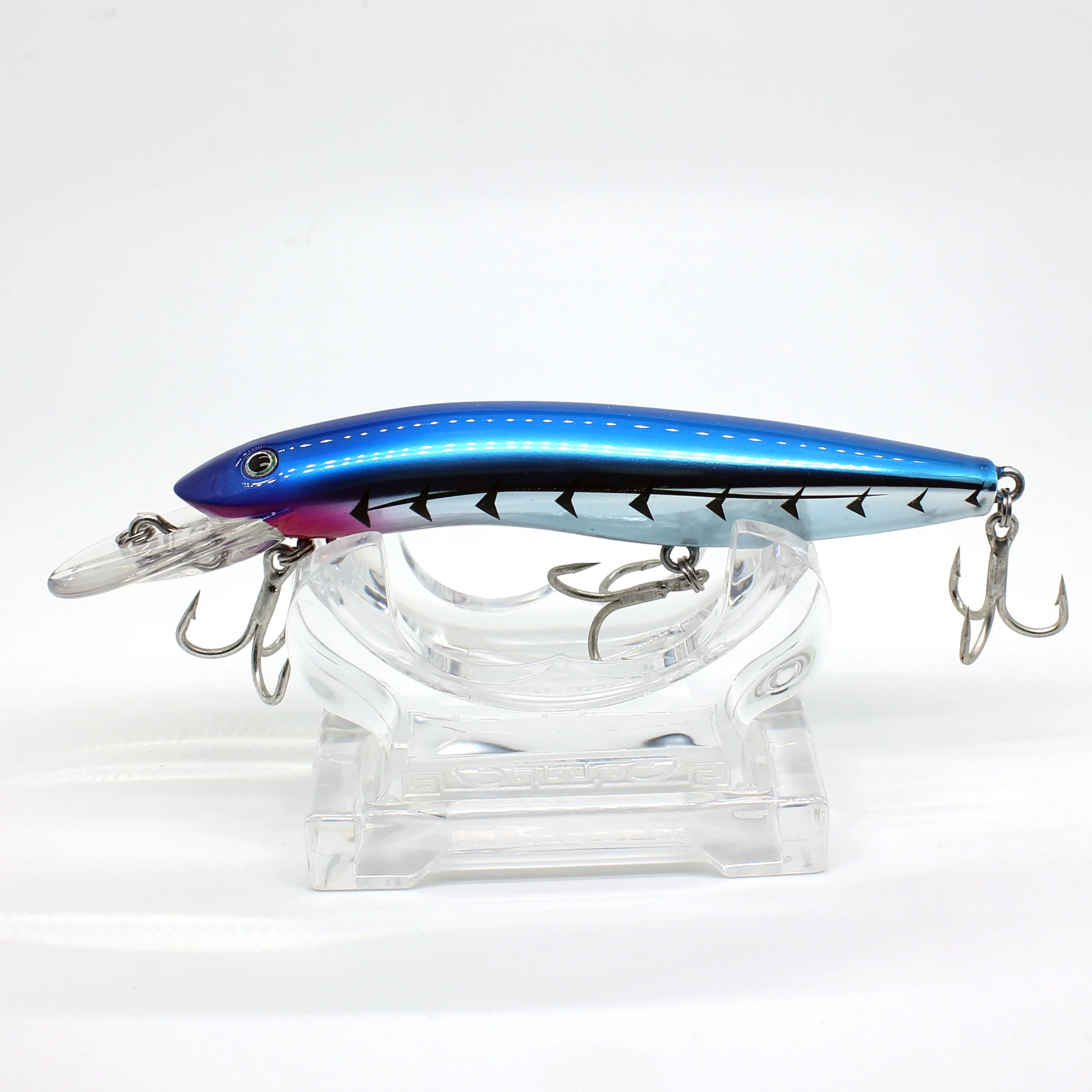 AOCLU Schwimm Minnow 125mm 26g Harten Köder Jerkbait Rassel 1PC Draht Für Tiefe Meer Boot Felsen Locken 4X Höhen Haken Japan Qualität – Detail 3