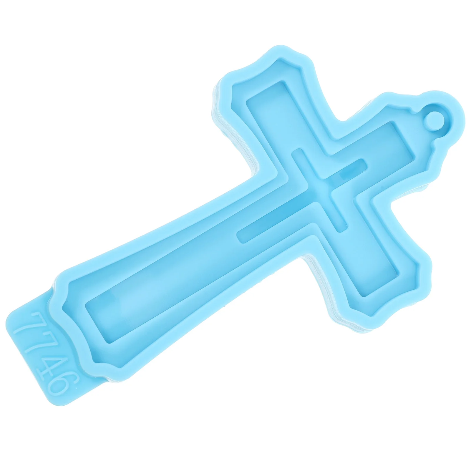 

Cross Silicone Mold for Resin Casting DIY Pendant Keychain Jewelry Making Flexible Craft Mold Cross Molds for Epoxy Resin
