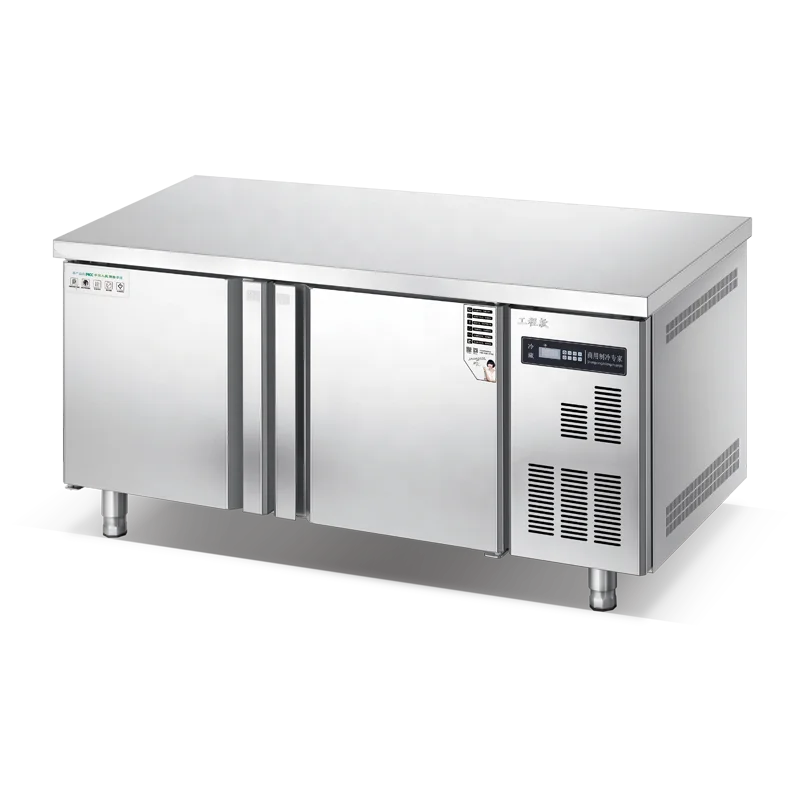 2024 Brand New Undercounter Freezer Desk Top Static Cooling Refrigeration Equipment Kitchen Workbench Chiller Refrigerator 2025