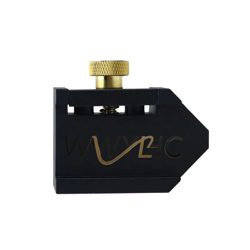 Woodworking Aluminum Alloy Positioning Stop Block Steel Ruler Scribing Locator Fixed Block Fit for Carpenter Marking Tools