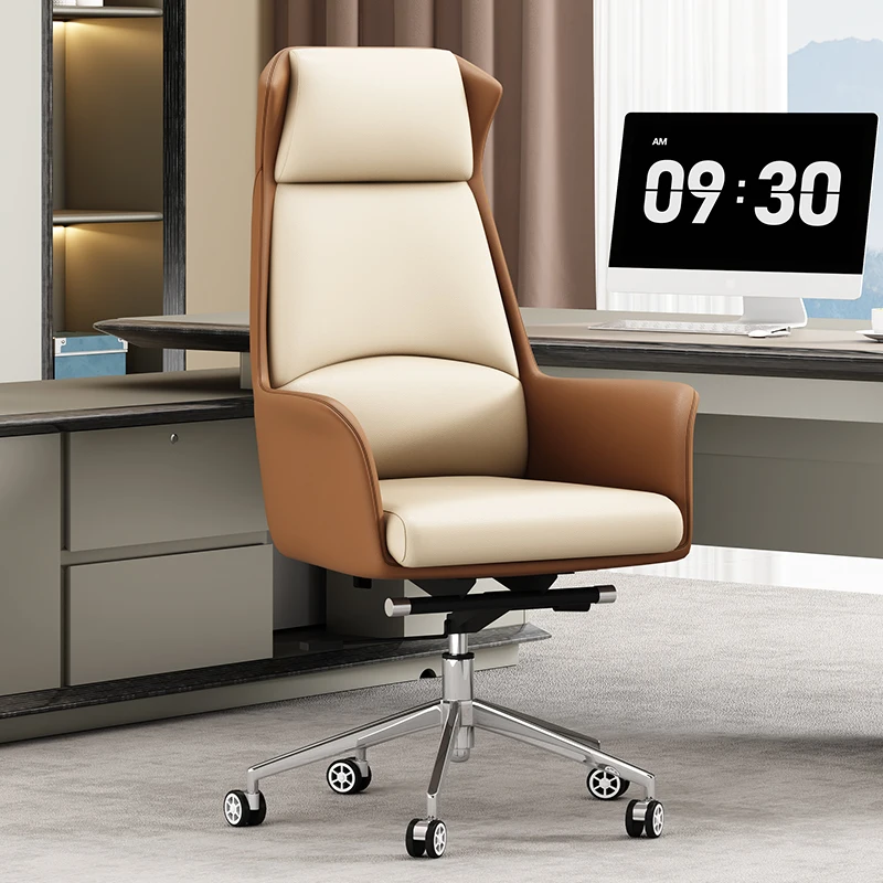 

City Work Office Chair Ergonomic Comfortable Modern Design Boss Chair Simple Style Chaise De Bureau Ergonomique Office Furniture