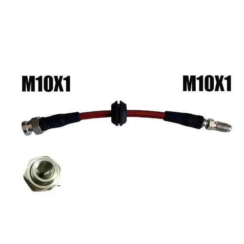 M10 10X1Automotive Hydraulic Brake Pipe Steel Wire Braided Brake Steel Throat Clutch Oil Pipe Inches Offroad Suspension Lift Kit - Image 11