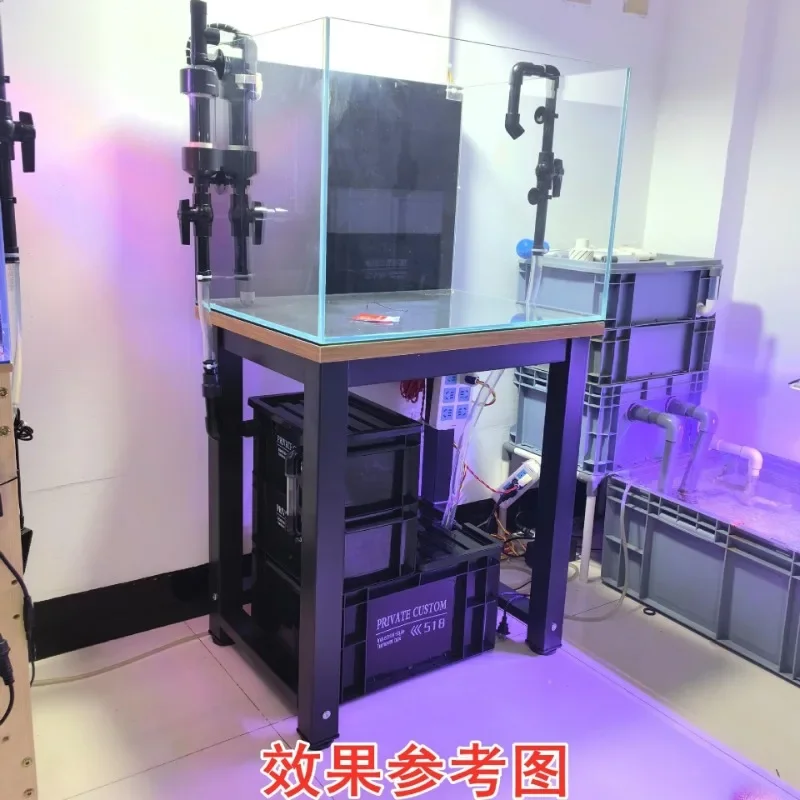 No punching, upper filter, bottom filter, siphon anti-overflow, automatic start-stop fish tank turnover box bottom filter