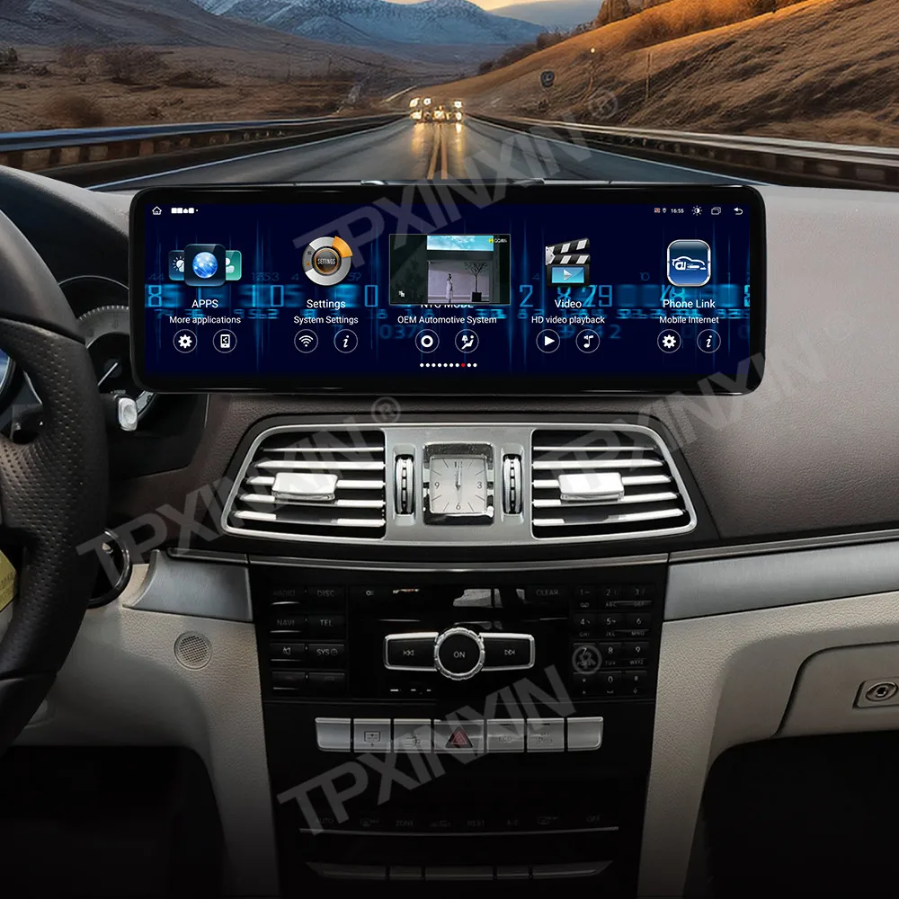 

GPS Navi 14.9 " Ultra QLED Screen CarPlay Car Radio For Mercedes Benz E Class 2013-2014 Multimedia Player Android 13 Head Unit
