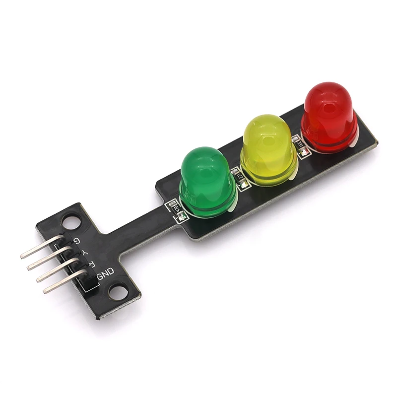 Mini 5V Traffic Light Module 5mm LED RGB Electronic Learning Traffic Light System Model for Arduino Project