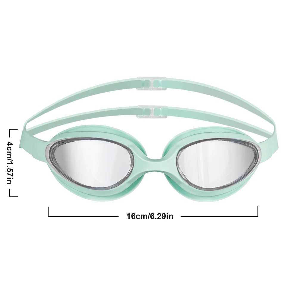 Schwimm brille profession elle Anti-Fog-Tauch brille HD wasserdichte verstellbare Silikon-Schwimm brille Unterwasser-Tauch brille