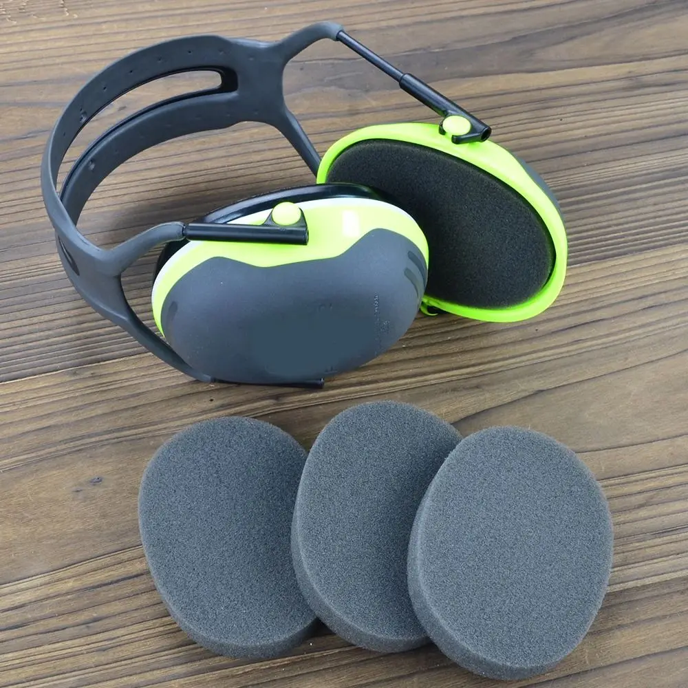 Almohadillas cómodas de repuesto, piezas de reparación, almohadillas para los oídos de espuma viscoelástica, almohadillas para los oídos de tela de malla transpirable para conectar melodías de trabajo de 3M