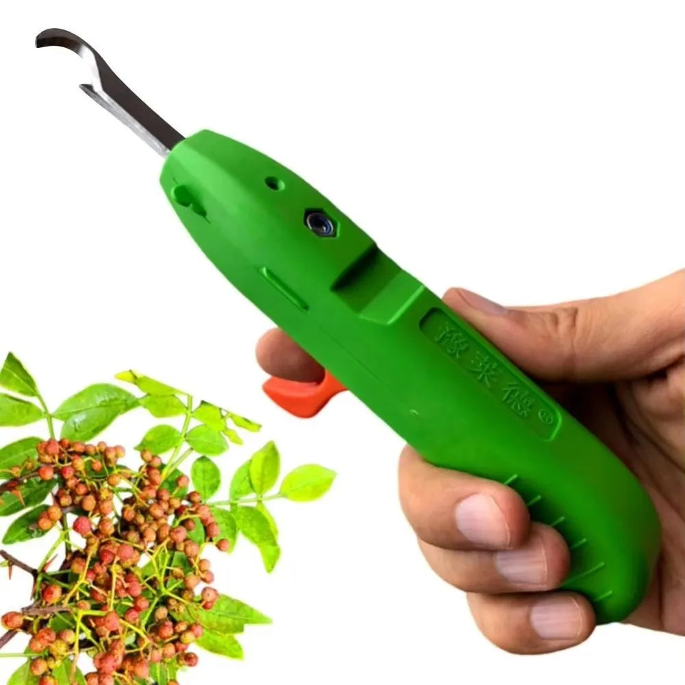 Non-Slip Fruit Vegetable Quick Picking Artifact Handheld Anti-Scratch Berry Picking Shear with Protective Flip Cover