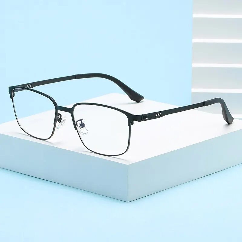 Glasses Frame Men Square Eyewear 2023 New Male Classic Full Optical Prescription Eyeglasses Frames Blue Blocking Glasses