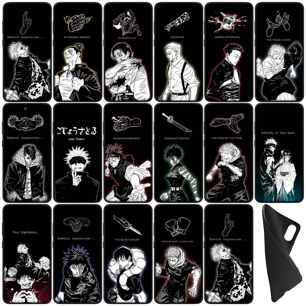 Jujutsus Itadori Yuji Kaisens Gojo Satoru Choso Phone Case for Samsung Galaxy S24 S23 Fe Ultra Plus A05 A55 A35 A24 A25 A15 M55