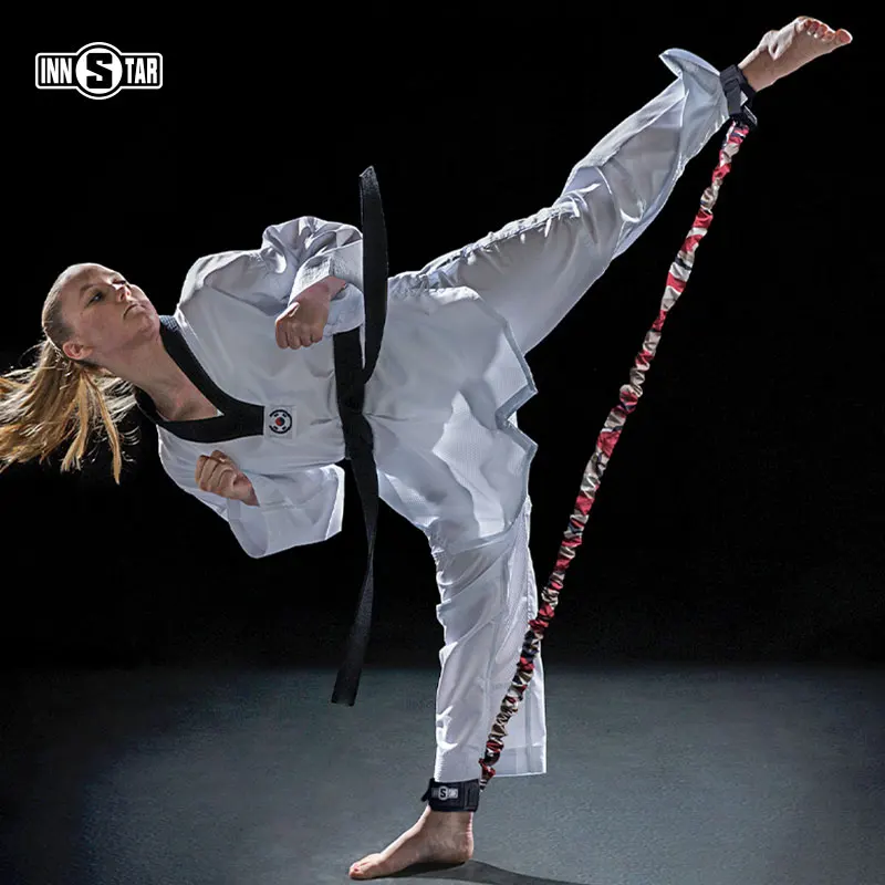 

Набор эластичных лент для тренировки голеностопа с манжетами и ремнями для фитнеса