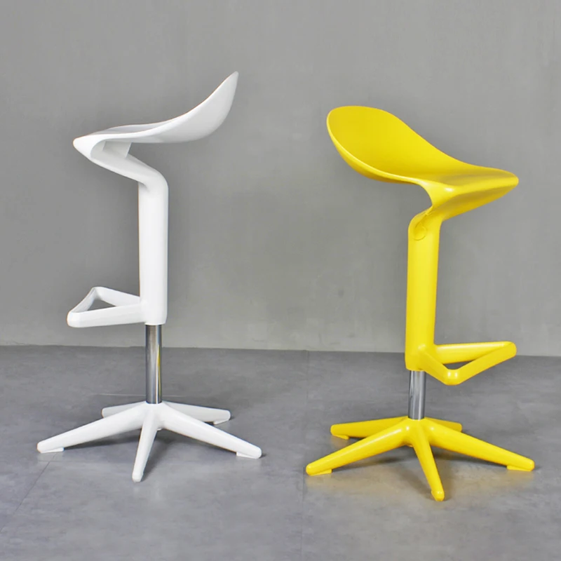 &Hairdressing Comfortable Barstools Aesthetic Ergonomic Relaxing Aluminum Bedroom Restaurant Sillas Trendy Furniture