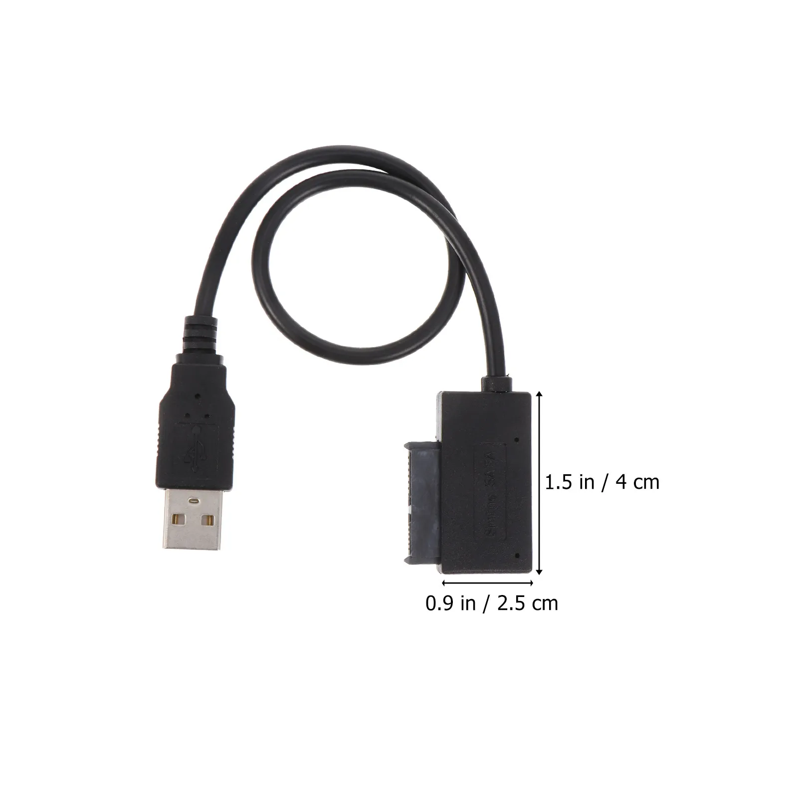 1Pcs Sata Adapter Cord Usb2.0 Interface Fast Reliable Data Exchange Fuss-Free Installation Portable Compact Easy Drive Cable
