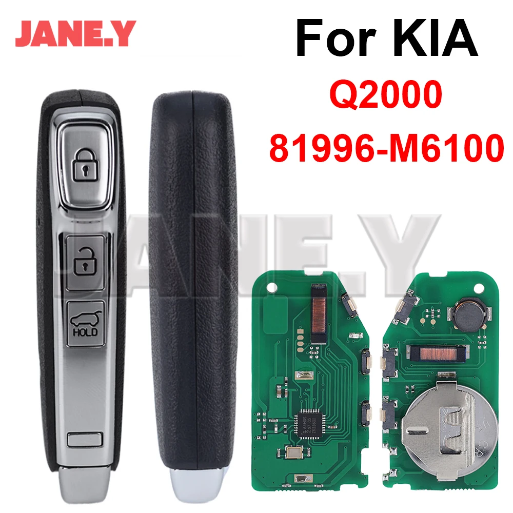

JANE.Y - Умный автомобильный ключ-пульт 433 МГц для Kia Sportage K5 Forte после 2017 года, J1300 Q2000, 81996-M6100 4A