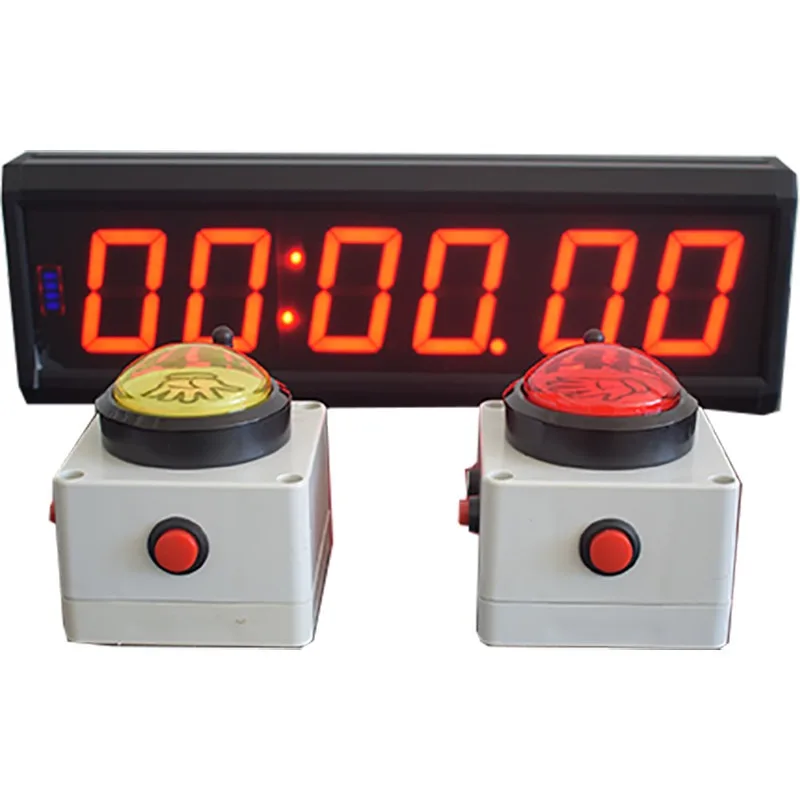 Dual‑Tap Dual‑Button Single‑Sided Timer Electronic Stopwatch For Rock Climbing Competition Timing Clock Device