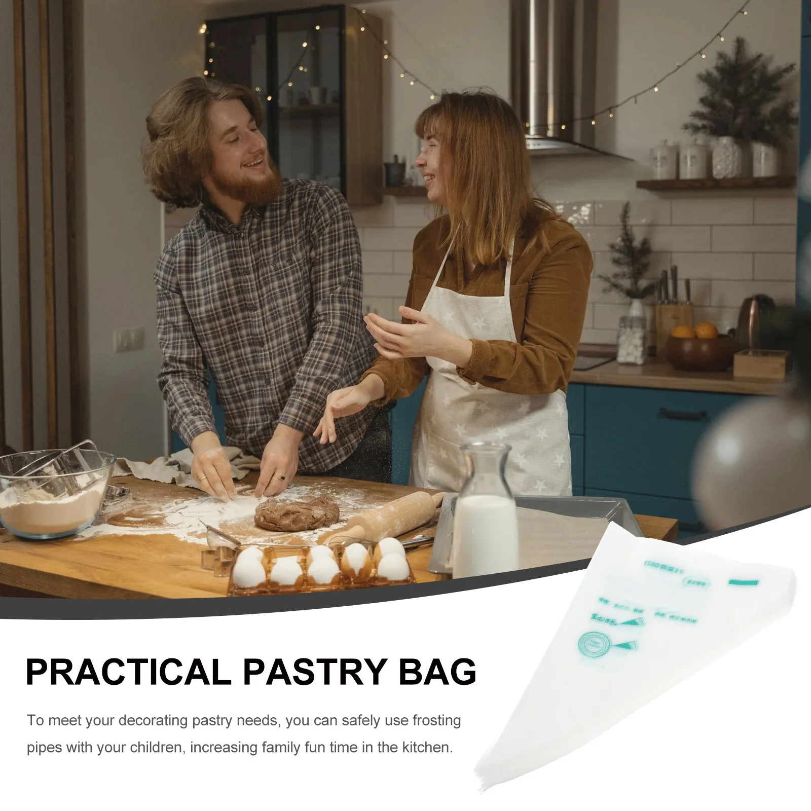 200 قطعة أكياس الأنابيب القابل للتصرف أكياس المعجنات لكعكة كوكي صقيع تزيين لوازم كيس الأنابيب كيس المعجنات لوازم الخبز
