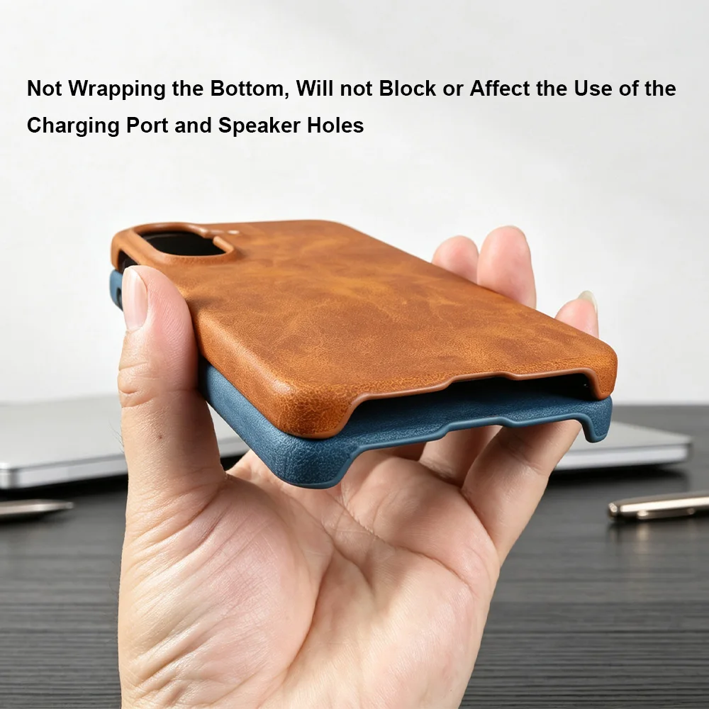 for Magsafe Phone Case For Samsung Galaxy S26 FE S23 Plus S25 Edge S24 S22 S21 Ultra Magnetic Case Premium Leather Back Cover