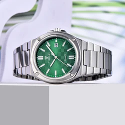 2025 New TYBERLEY Men's Watches Top Brand Luxury Quartz Watch For Men Stainless Steel Waterproof Sports Wrist Watches Gift Clock
