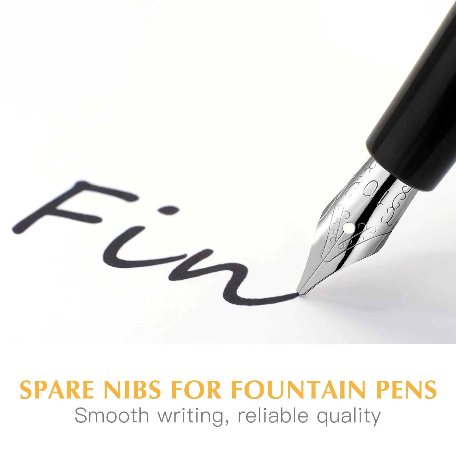 

30Pcs Fountain Pen Nibs Universal Replacement Set Stainless Steel Calligraphy Drawing Writing Supplies for Students Artists