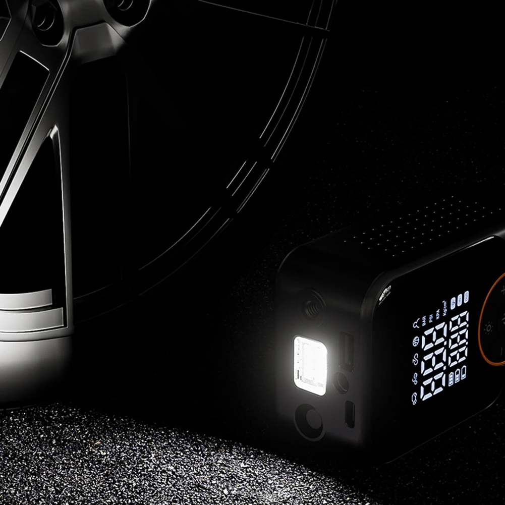 

Накачиватель шин со светодиодной подсветкой, воздушный насос, портативный насос для накачивания шин для электрического мотоцикла, велосипеда