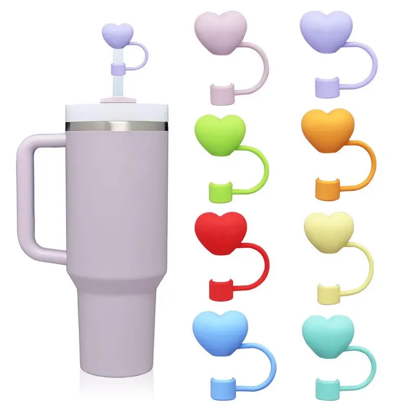 

Creative Silicone Straw Plug Reusable Drinking Dust Glass Cup Accessories Cartoon Plugs Tips Cover Kitchen Drinkware Clean Boba